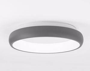 Plafoniera per cucina moderna grigio led 32w 3000k dimmerabile