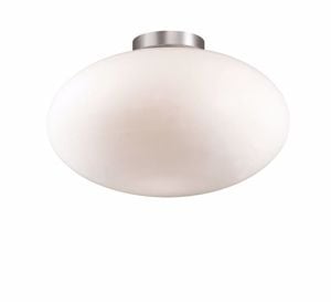 Candy pl1 d40 ideal lux plafoniera moderna 40cm sfera vetro bianco