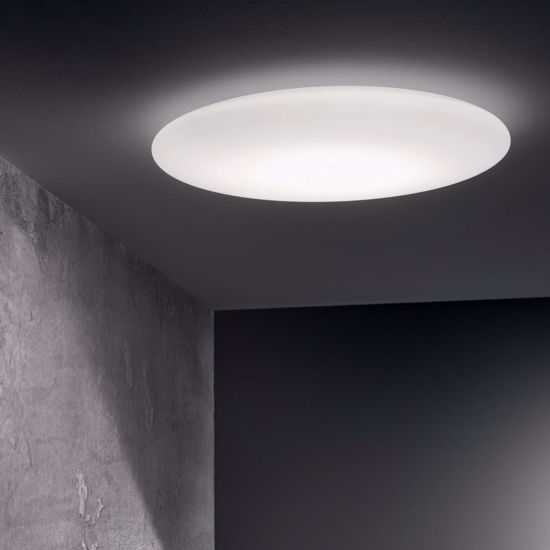 Ideal lux level pl d58 plafoniera led 37w 3000k per soggiorno