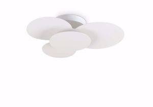 Cloud pl d52 ideal lux plafoniera led led 33w 3000k nuvola bianco opaco