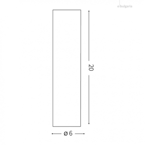 Look pl1 ideal lux faretto led cilindro oro ottone gu10 7w 3000k