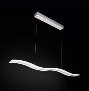 Lampadario a sospensione led 50w cct dimmerabile perenz bend