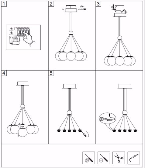 Lampadario a sospensione 9 luci oro per soggiorno led 50w 3000k vivida pearl