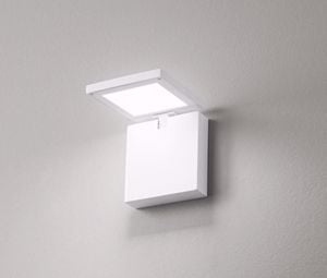 Applique da comodino bianco accensione apertura orientabile  10w 3000k perenz secret