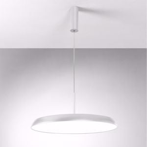 Grande lampadario vivida pinco bianco da cucina led 50w 3000k 4000k dimmerabile