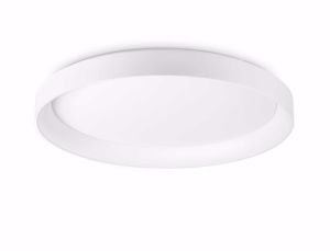 Plafoniera per soffitto led 90w 3000k ziggy pl d100 ideal lux bianca