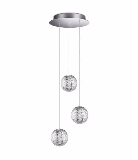 Diamond sp3 lampadario led tre luci a scascata sospensioni