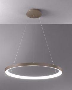 Vivida lifering lampadario a sospensione sabbia rotondo led 80w 3000k 4000k dimmerabile