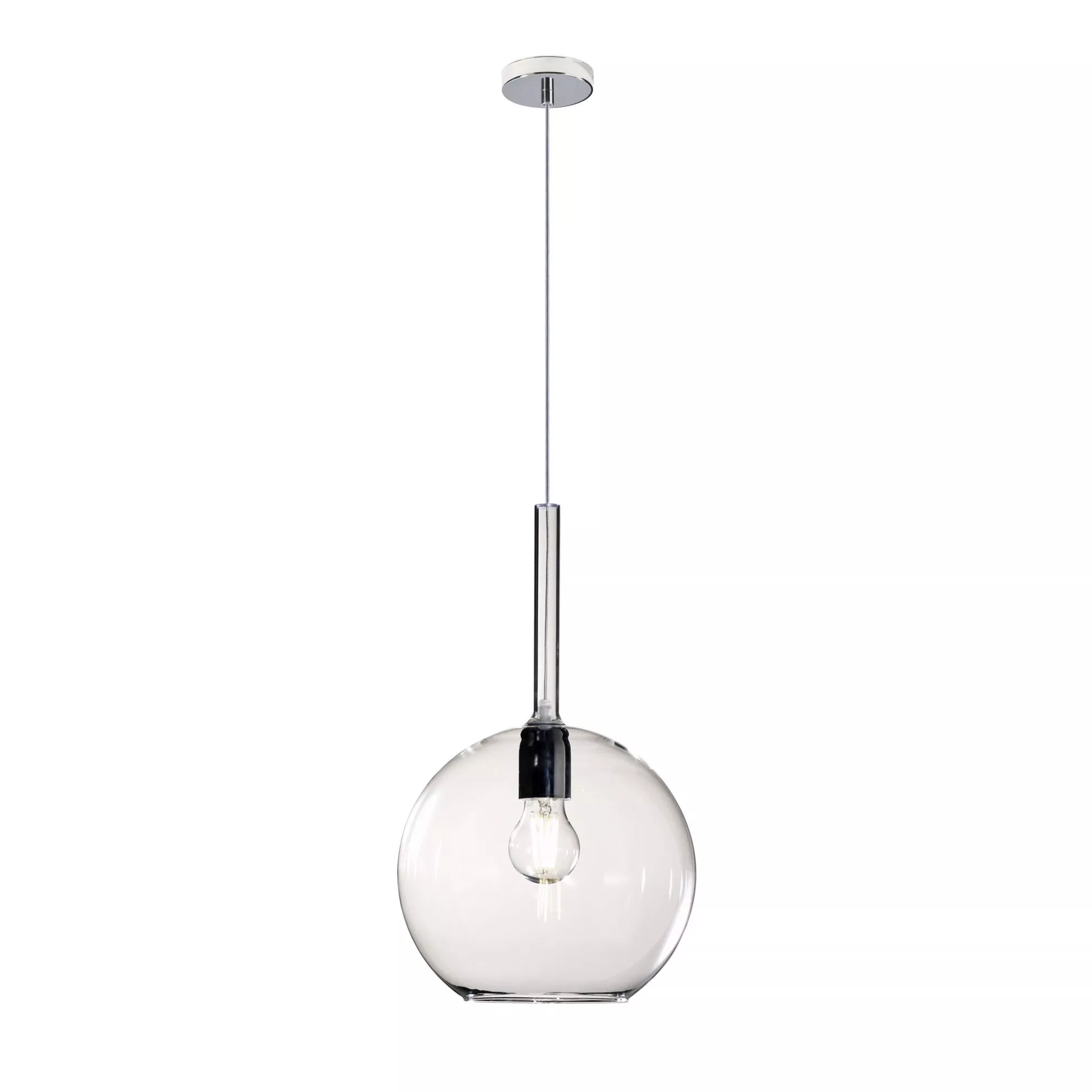 Lampadario pendente LED E27 lampada moderna sospensione sfera