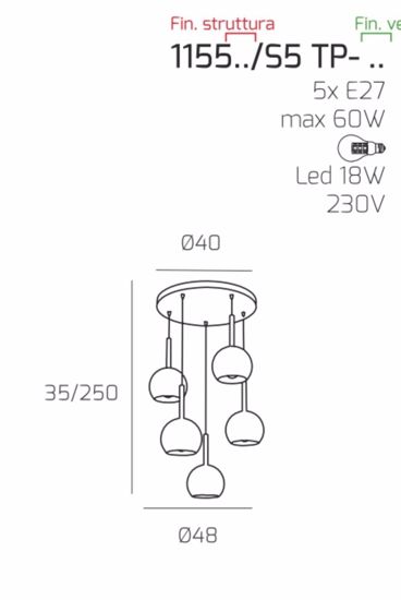 Lampadario a sospensione moderne vetri trasparenti cromo