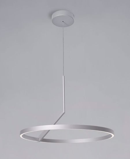 Lampadario da cucina vivida meridiana titanio led 44w 3000k 4000k dimmerabile