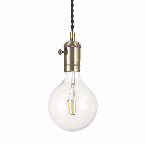 Doc sp1 lampada a sospensione vintage rame ideal lux