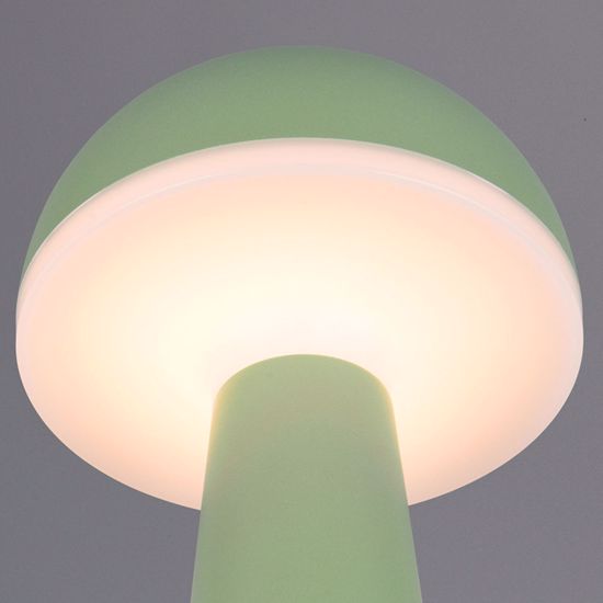 Lampada led senza fili ta tavolo portatile verde pistacchio per esterni