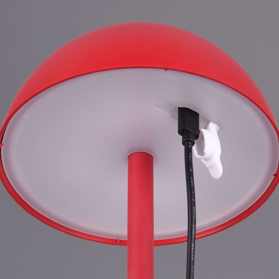 Lampada portatile senza fili rossa led moderna per esterno