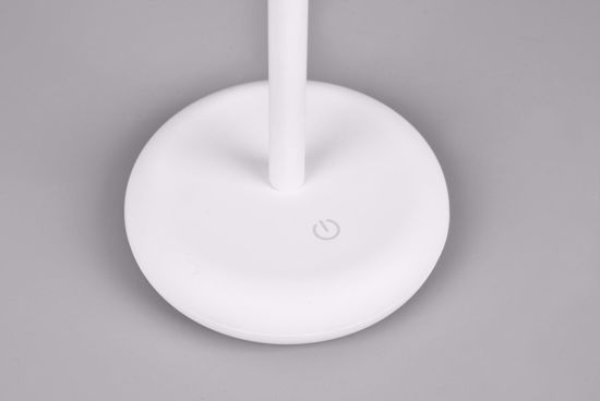 Lampada da tavolo senza fili bianca design moderna per esterno