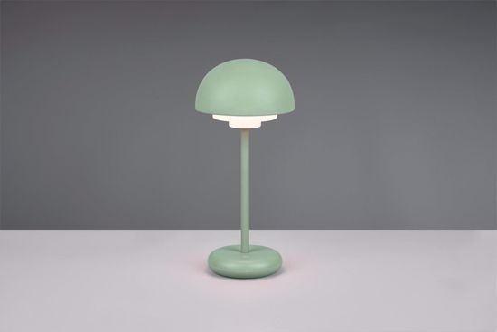 Lampada da tavolo verde pistacchio ricaricabile senza fili moderna