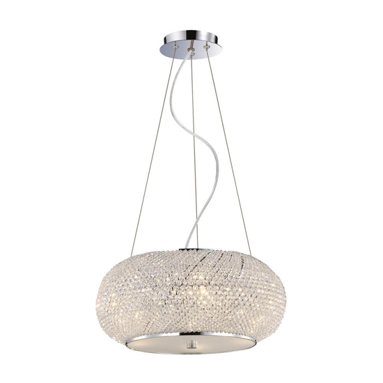 Pasha sp6 lampadario sfera di cristallo classico stanza da letto ideal lux