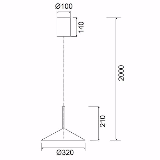 Lampada a sospensione saliscendi disco colore cenere led 9w 3000k 32cm