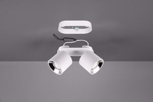 Faretti led da incasso da soffitto bianchi orientabili