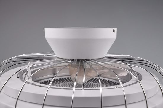 Ventilatore silenzioso da soffitto a plafoniera bianco moderno bluetooth