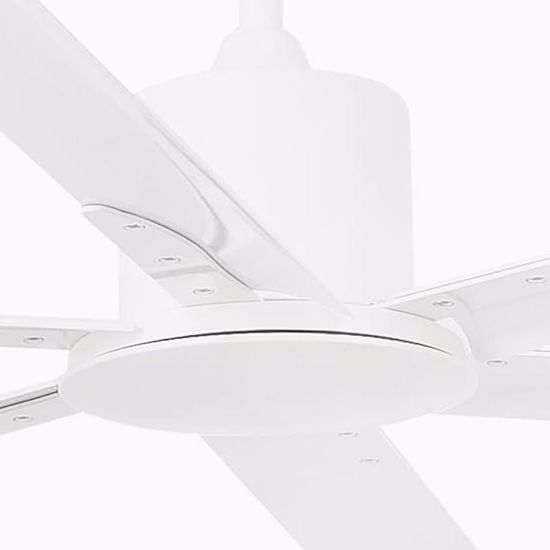 Ventilatore da soffitto per grandi ambienti da 28mq bianco con telecomando 213cm