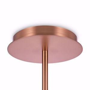 Lampadario moderno per soggiorno oro rosa 12 sfere vetro bianche