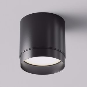 Faretto da soffitto cilindro nero