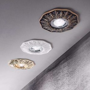 Polka fi ideal lux faretto da incasso brunito classico per controsoffitto