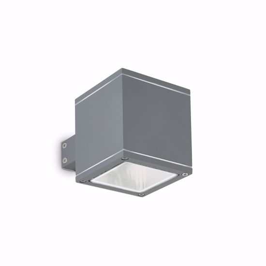 Snif ap1 square applique da esterno ip44 doppio fascio antracite ideal lux