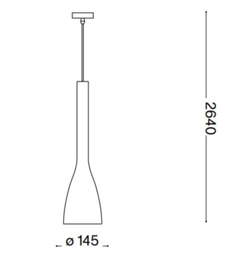 Flut sp1 big ideal lux lampadario per isola cucina pendente vetro bianco design cono