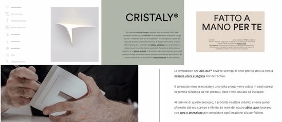 Mensola di vetro luminosa da incasso a parete gesso cristaly led 12w 4000k 70cm