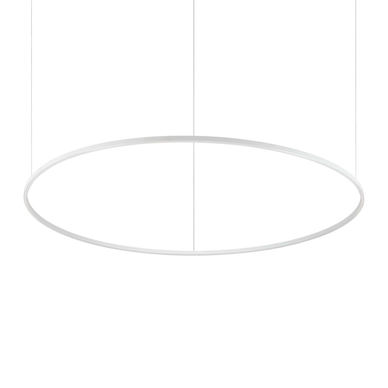 Oracle slim sp d150 round ideal lux lampadario particolare bianco led 89w 3000k