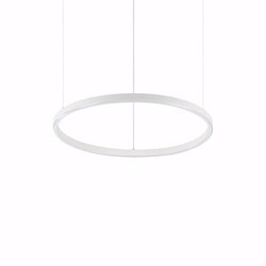 Oracle slim sp d070 round ideal lux lampadario led design bianco 38w 3000k