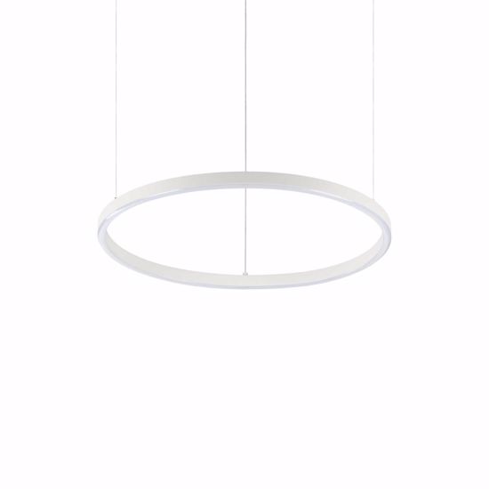 Oracle slim sp d070 round ideal lux lampadario led design bianco 38w 3000k