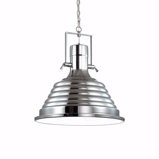 Fisherman ideal lux lampadario per cucina industrial cromo