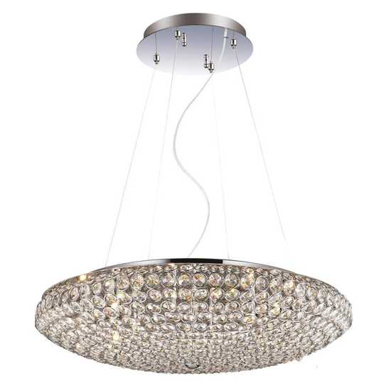 King sp12 lampadario classico di cristallo ideal lux per salotto