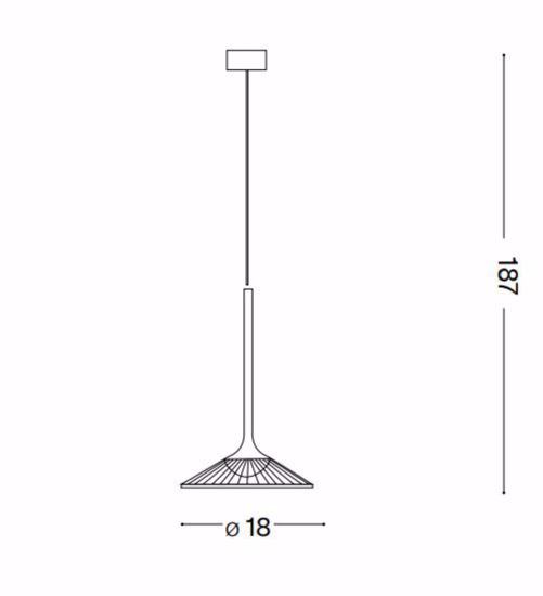 Tristan sp ideal lux lampada bianco led 5w 3000k