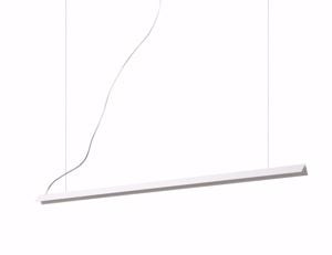 Ideal lux v-line lampadario bianco da tavolo led 20w 3000k cavi regolabili
