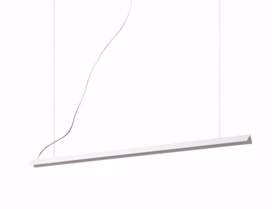 Ideal lux v-line sp lampadario bianco a sospensione led 20w 3000k