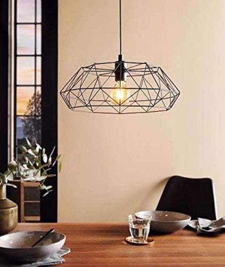 Lampadario per cucina nero