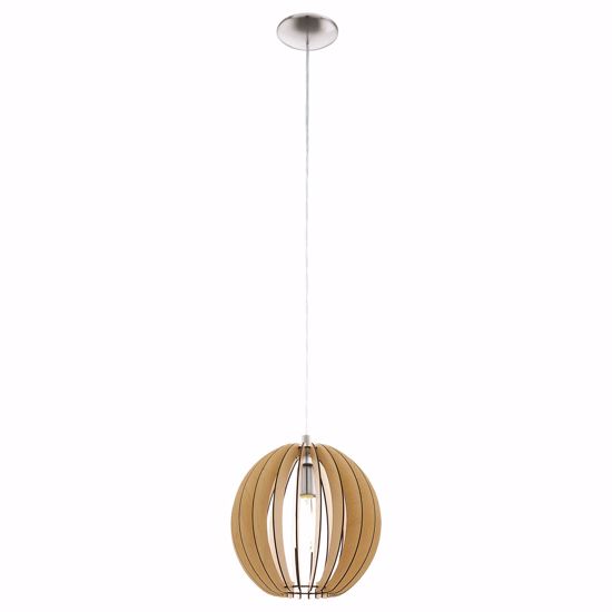 Lampada a sospensione legno acero design