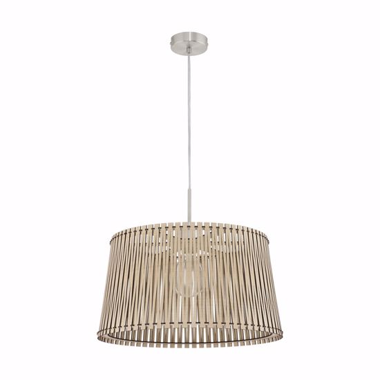 Lampadario per cucina legno acero chiaro