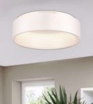 Plafoniera led 45cm 25w 3000k dimmerabile bianco moderna rotonda