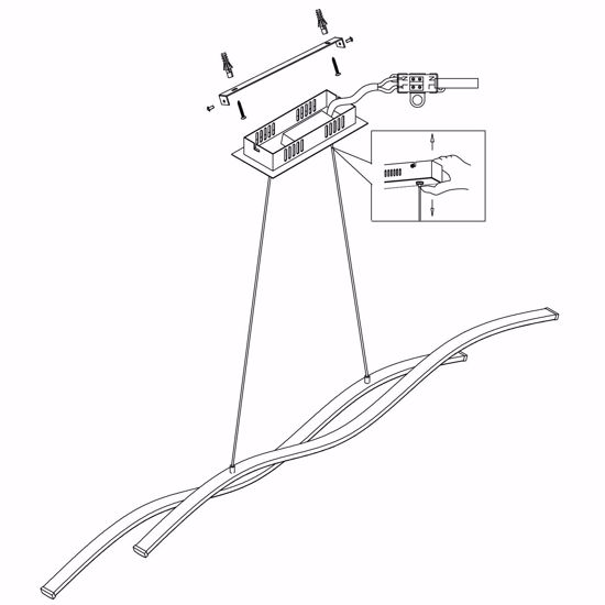 Lampadario moderno per soggiorno led 28w 3000k