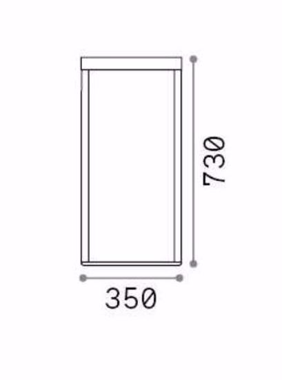 Ideal lux ipotesi pt h73 lampada da terra per esterno ip44 bianca