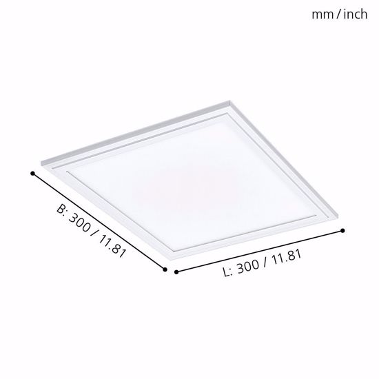 Pannello led 30x30 da incasso o plafoniera 16w 4000k