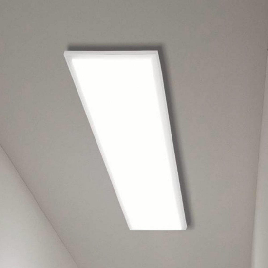 Plafoniera led 120x30 bianca 32w app moderna