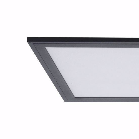 Plafoniera led nera 120x30 dimmerabile 33w da 2700k a 6500k