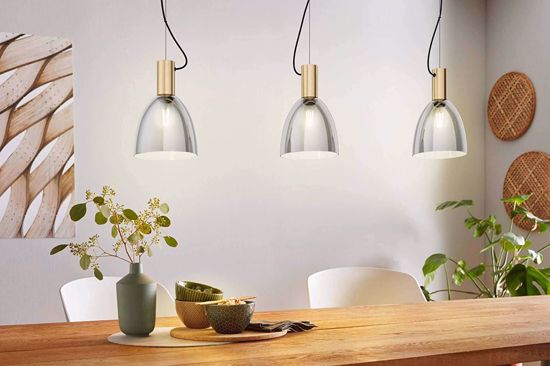 Lampadario a sospensione oro per cucina