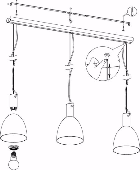 Lampadario a sospensione oro per cucina